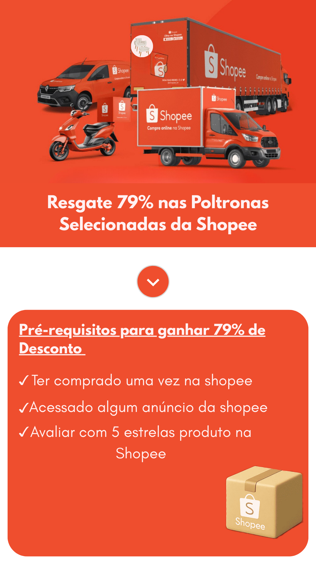 Poltronas 79% OFF